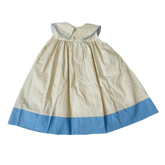 NWT Bailey Boys Size 18M Heritage Blue Floral Float Dress - Picture 2 of 6